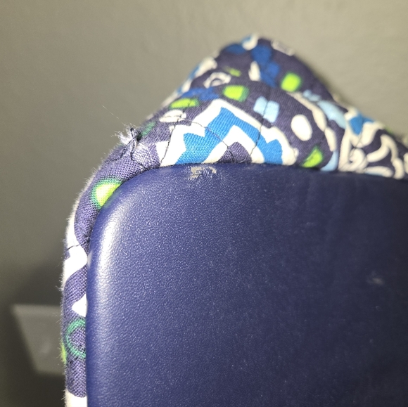 Vera Bradley Ink Blue Pattern Tote Bag - Picture 16 of 16